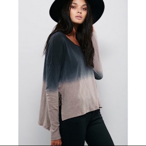Free People Tops - We the Free | Starry Night Ombré Hi Low Top